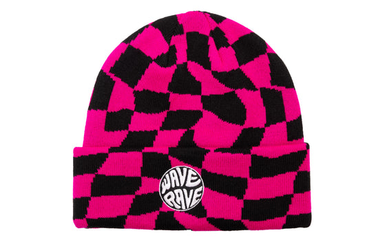 WAVE RAVE X CORDUROY WAVY CHECK BEANIE
